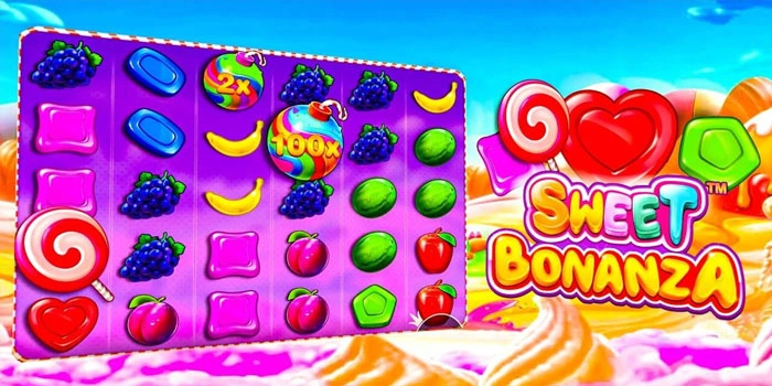 Permen ledakan manis Dengan multiplier Gila Sweet Bonanza